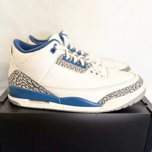 AUTHENTIC Jordan 3 Retro Wizards size 10.5 CT8532-148 2023 PRE-OWNED